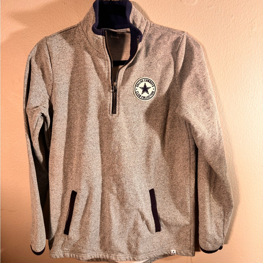 Gray Converse Quarter-Zip Pullover